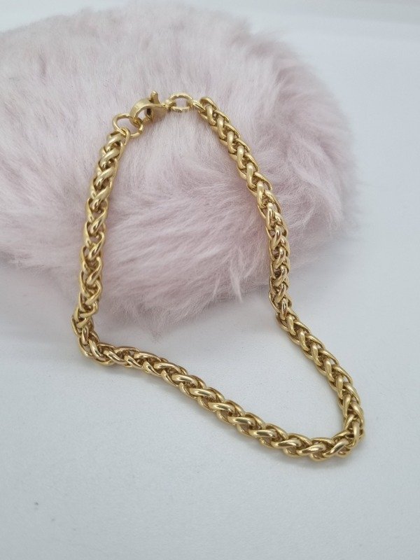Producto - Pulsera acero dorado APUTRE 20cm