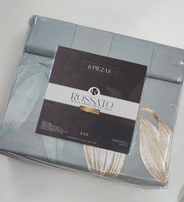 Producto - SABANAS 6 PIEZAS ( 2 FUNDAS EXTRAS) 2 PLAZAS Y MEDIA