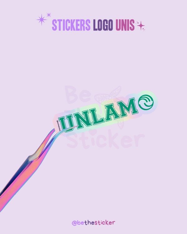 Producto - Sticker Holográfico Unlam
