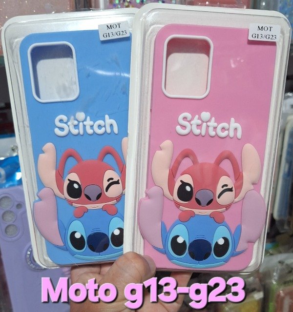 Producto - Fundas silicona Stich. Moto g13-g23