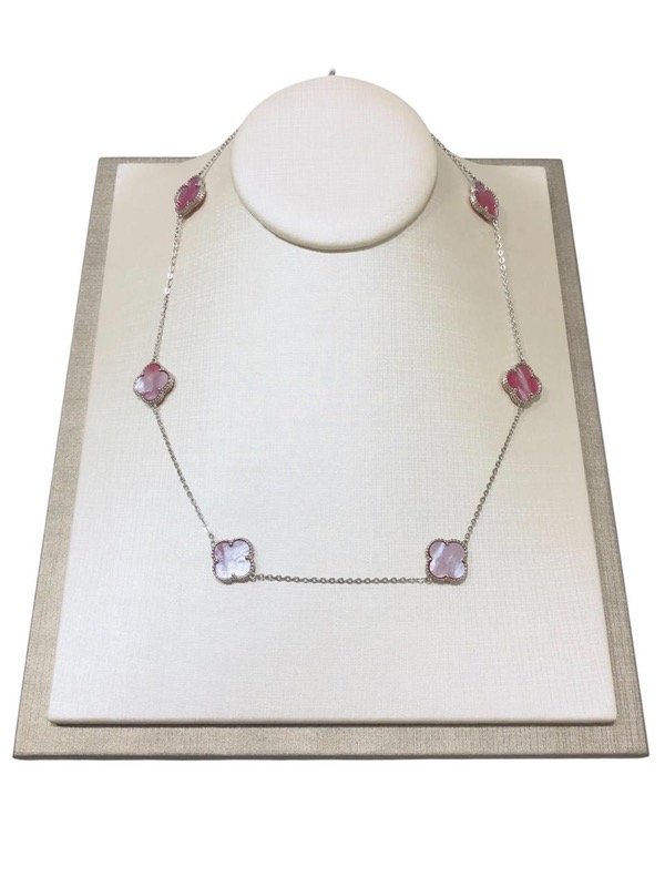 Producto - Collar Trebol piedra Nácar