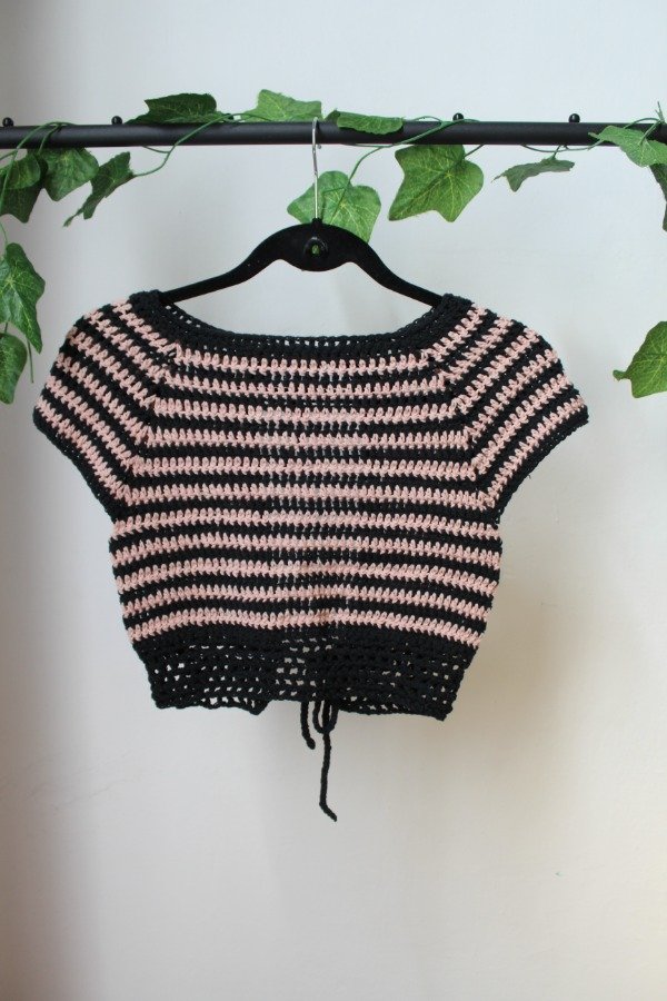 Producto - Remera tejida rayas