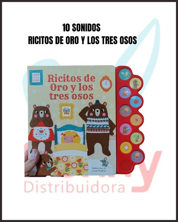 Producto - 10 SONIDOS RICITOS DE ORO Y LOS TRES OSOS 9786075772189
