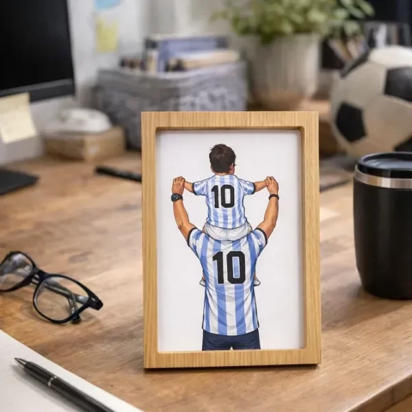 Producto - Cuadro Padre e Hijo Mundial
