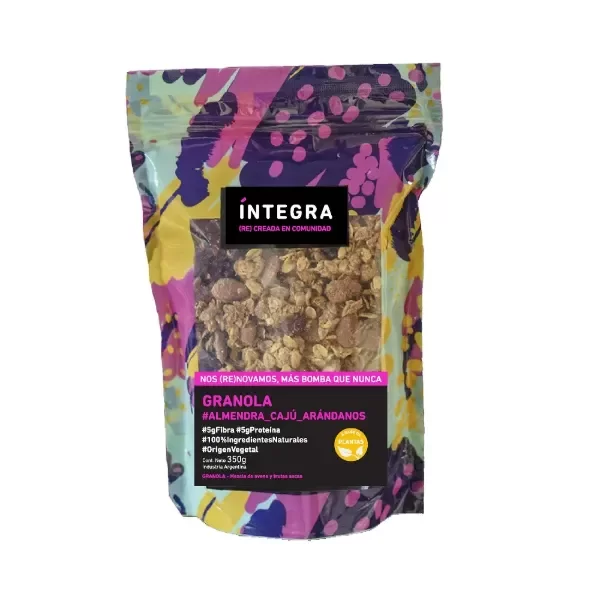 Producto - Granola de almendra caju y arandanos 350 gr INTEGRA