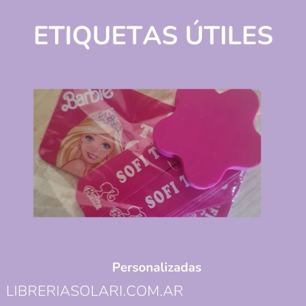 Producto - Etiquetas para útiles