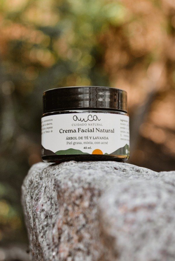 Producto - Crema piel grasa, mixta, con acné Árbol de té, Lavanda y Peperina