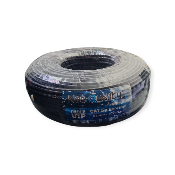 Producto - Cable De Red Utp Cat 5e 4 Pares Net Quality 100m Exterior
