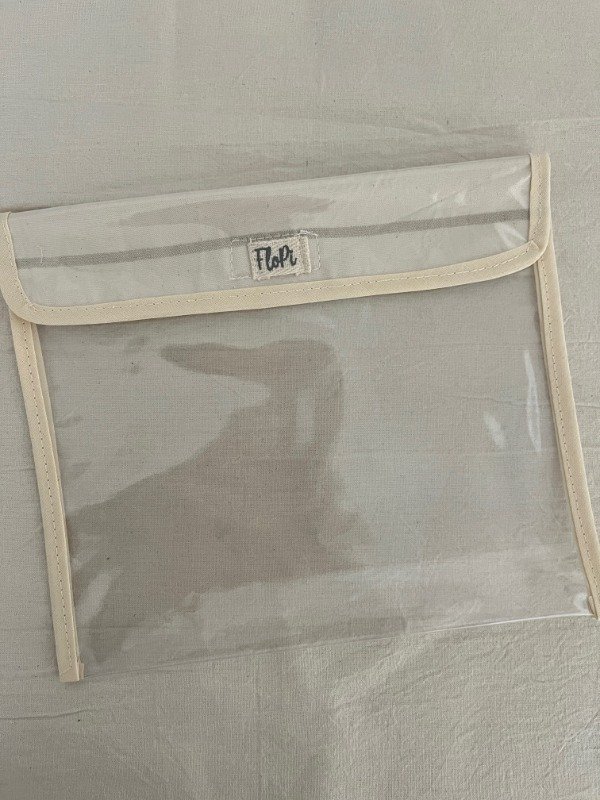 Producto - Bolsita multiuso rayas beige