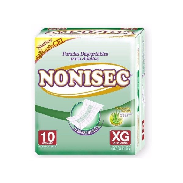 Producto - NONISEC PAÑAL RECTO XG X10