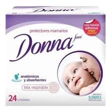 Producto - PROTECTORES MAMARIOS DONNA 24 U
