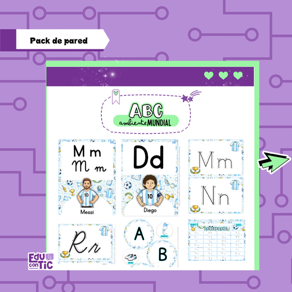Producto - ABECEDARIOS DE PARED - DISEÑO MUNDIAL
