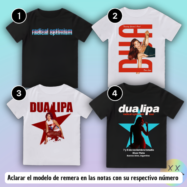Producto - Baby Tee Dua Lipa #1