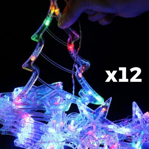 Producto - Cortina de luces arbolito de navidad