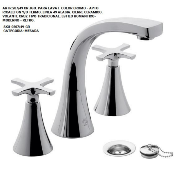 Producto - JUEGO PARA LAVATORIO ALESIA FV