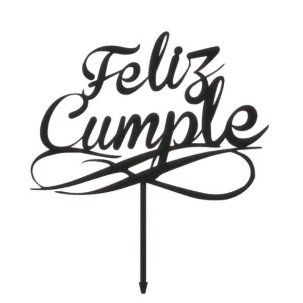 Producto - Feliz cumple cursiva