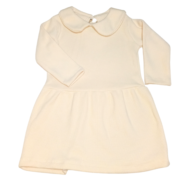 Producto - Vestido manga larga wafle beige