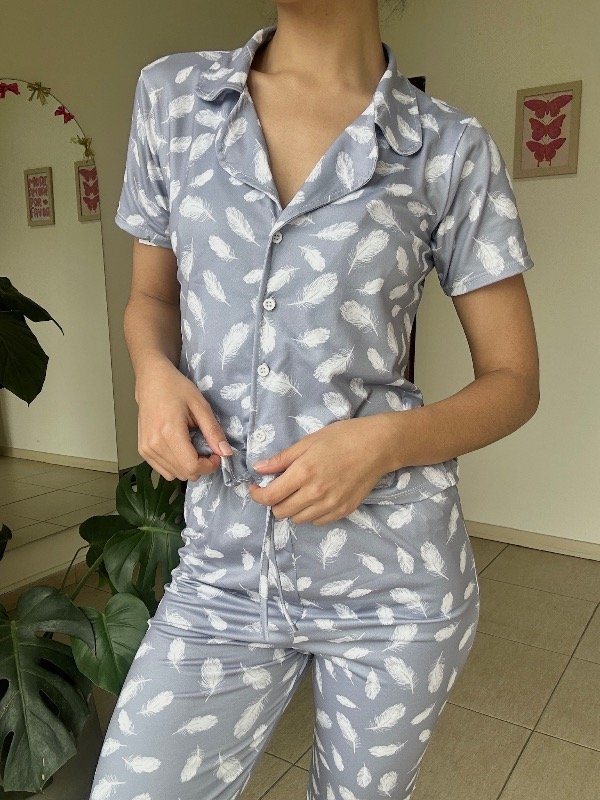 Producto - Pijama Selena pantalón y mangas corgas - 7