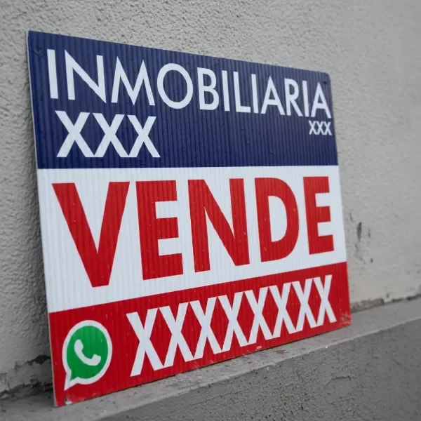 Producto - Carteles Corrugados Vende Alquila 70x50 Pack X 24