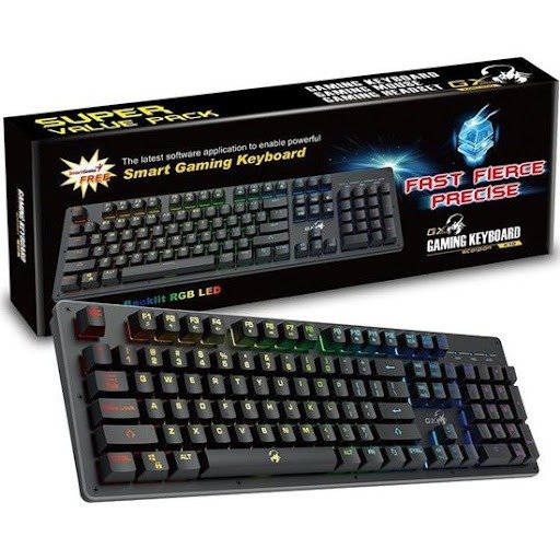 Producto - Teclado Gamer GX Scorpion K10 Retroiluminado RGB 7 Colores - 0