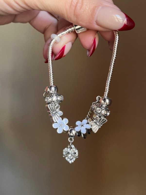 Producto - Pulsera corazón - blanco