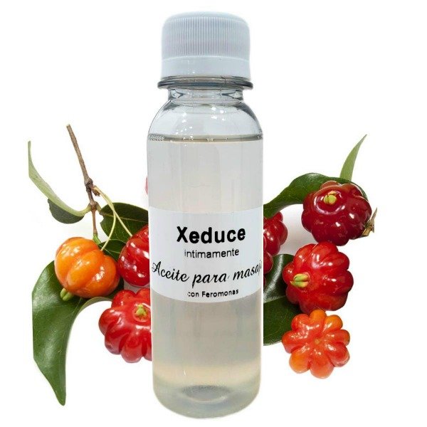 Producto - Aceite sedoso para masajes con feromonas y aceite esencial de Pitanga