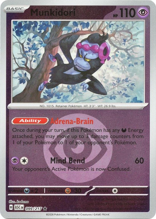 Producto - Munkidori (099/217) (Energy Symbol Pattern) [Mega Evolution: Ascended Heroes]