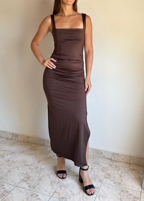 Producto - Vestido Cuadrado Tricot Frunce