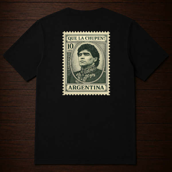 Producto - Remera - Maradona 4 estampita - 1