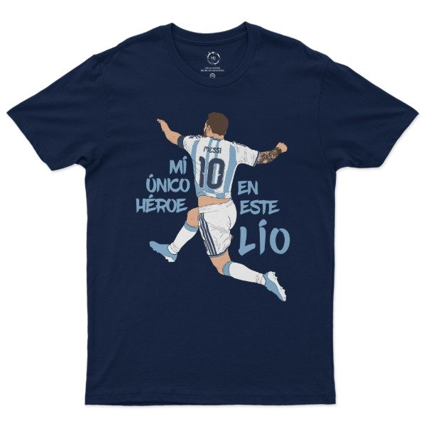 Producto - Remera "Lionel Messi" Héroe en este Lio - 0