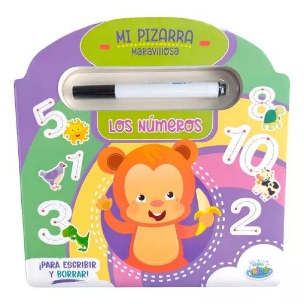 Producto - Libro Infantil de Actividades Reutilizable - Los Números - 0