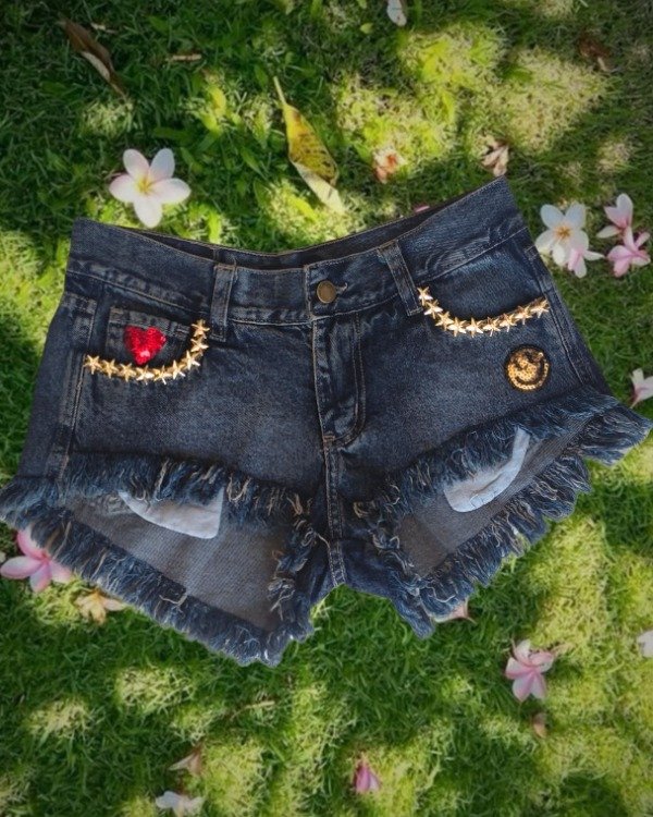 Producto - Short REBEL denim tiro bajo