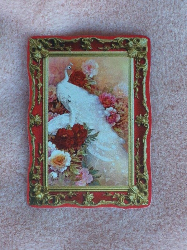 Producto - Sticker Pavo real Rojo