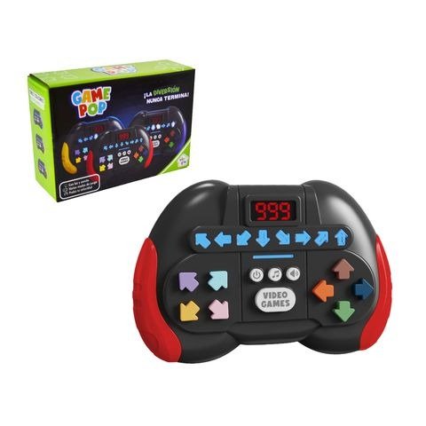 Producto - JUEGO DE RITMO GAME POP CON LUZ Y SONIDO A PILA EN CAJA 13.5X9.5X4.5CM