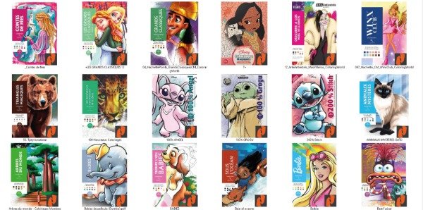 Producto - Pack x173 libros pintar por números disney y mas - 2