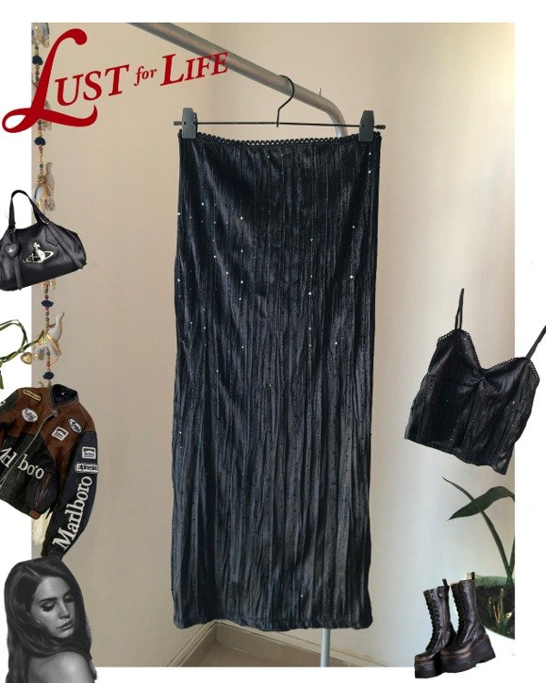 Producto - Falda terciopelo nueva