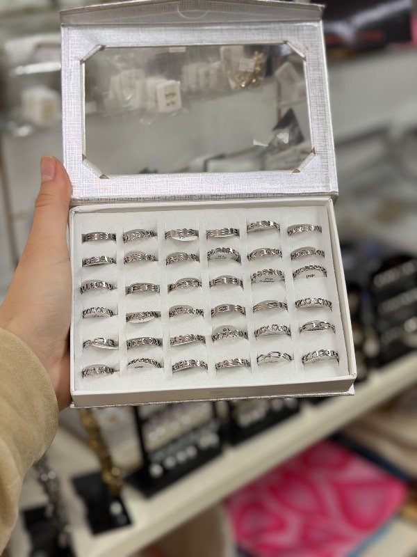 Producto - Anillos acero con formas