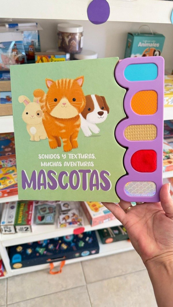 Producto - Libro " Mascotas"- Sonidos y texturas