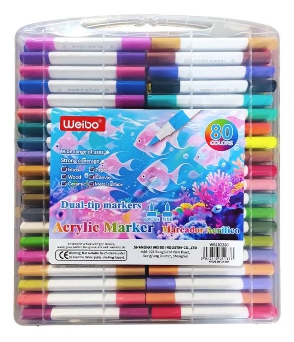 Producto - Marcadores Acrílicos x80
