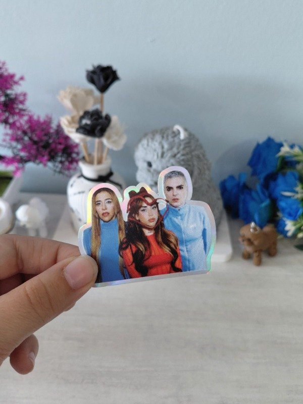 Producto - Stickers holográficos - Colección "Miranda!" 0106 - Junto a Nicki Nicole