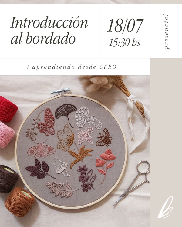 Producto - Workshop de Introducción al Bordado