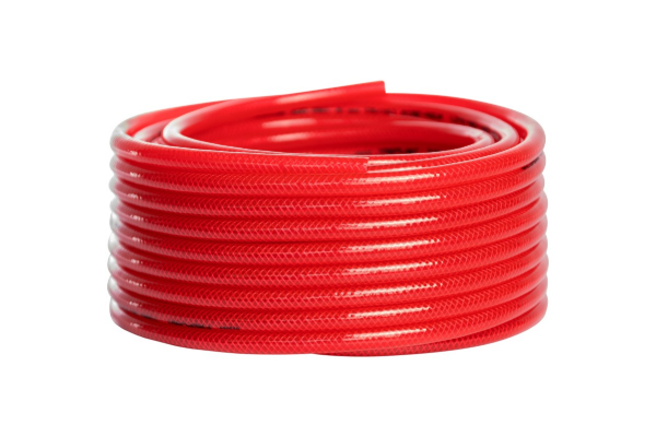 Producto - Tubos aire-agua de pvc color rojo.