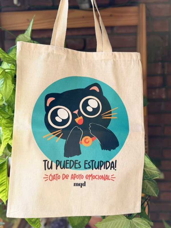 Producto - Tote bag gato de apoyo