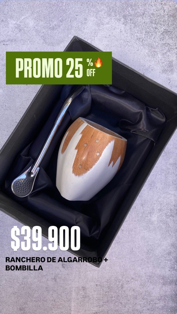 Producto - COMBO 9 - MATE RANCHERO PREMIUM + BOMBILLA