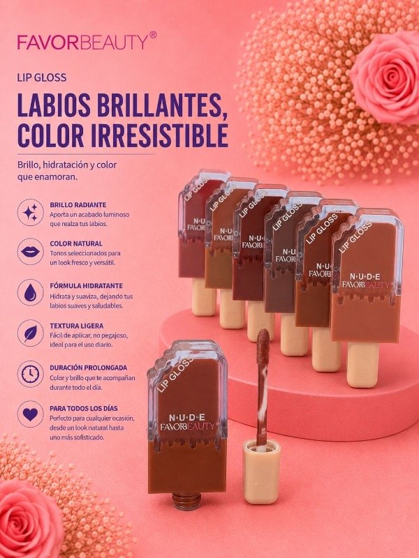 Producto - LABIAL NUDE HELADO FAVOR BEAUTY