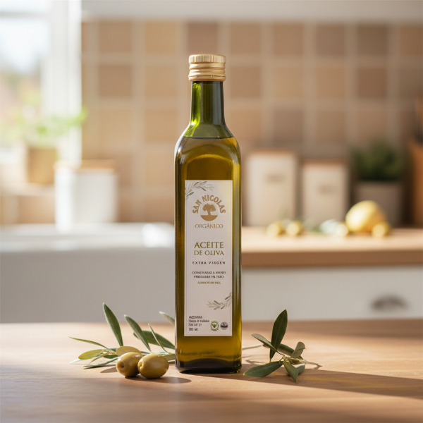 Producto - Aceite Olivares San Nicolas Organico x 250 cc x 3 unidades