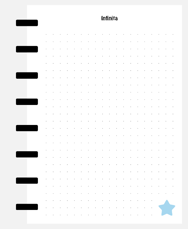 Producto - 20 Hojas puntitos A5 - Estrella