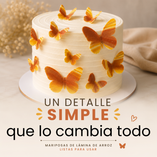 Producto - MARIPOSAS TROQUELADAS CARAMELO x16u - 1