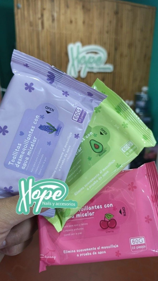 Producto - TOALLITAS DESMAQUILLANTES MELY