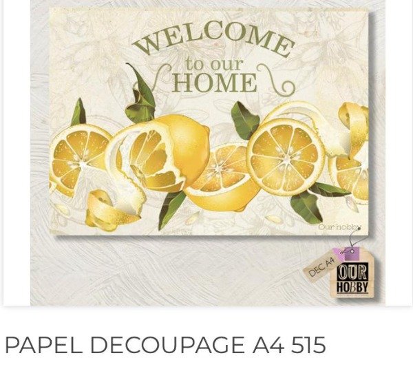 Producto - Papel decoupage A4 515